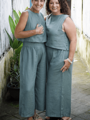 Wide Leg Linen Pants